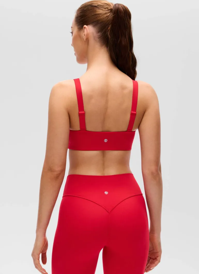 Butterluxe Adjustable Wide Strap Sports Bra