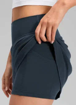 Butterluxe A Line High Rise Pocket Skirt 14.5''
