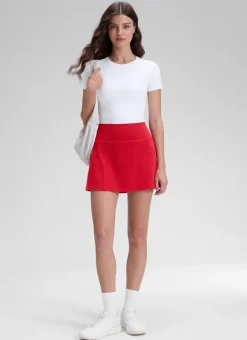 Butterluxe A Line High Rise Pocket Skirt 14.5''