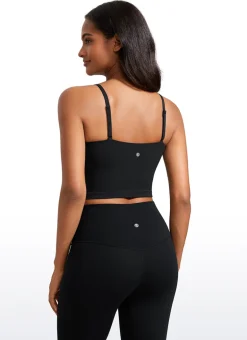 Butterluxe Built in Bra Adjustable Strap Tank
