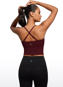 Butterluxe Built in Bra Adjustable Strap Tank