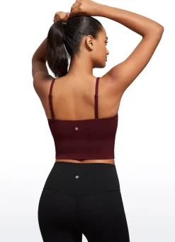 Butterluxe Built in Bra Adjustable Strap Tank