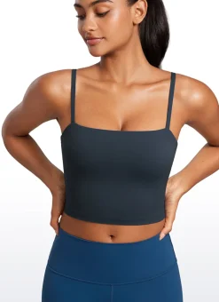Butterluxe Built in Bra Adjustable Strap Tank