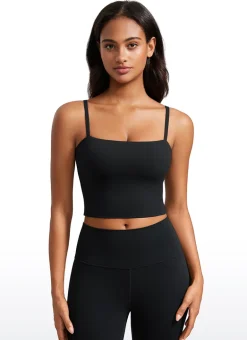 Butterluxe Built in Bra Adjustable Strap Tank