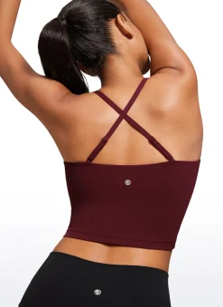 Butterluxe Built in Bra Adjustable Strap Tank