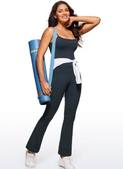 Butterluxe Built in Bra Flare Jumpsuit 30''
