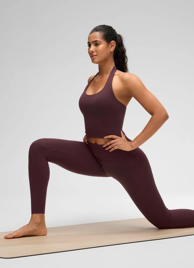 Butterluxe Built in Bra Halter Tank