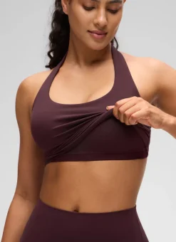 Butterluxe Built in Bra Halter Tank