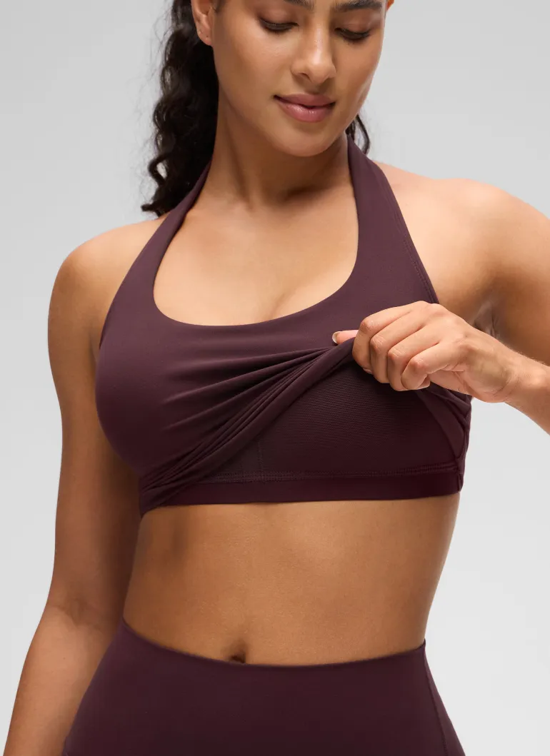 Butterluxe Built in Bra Halter Tank