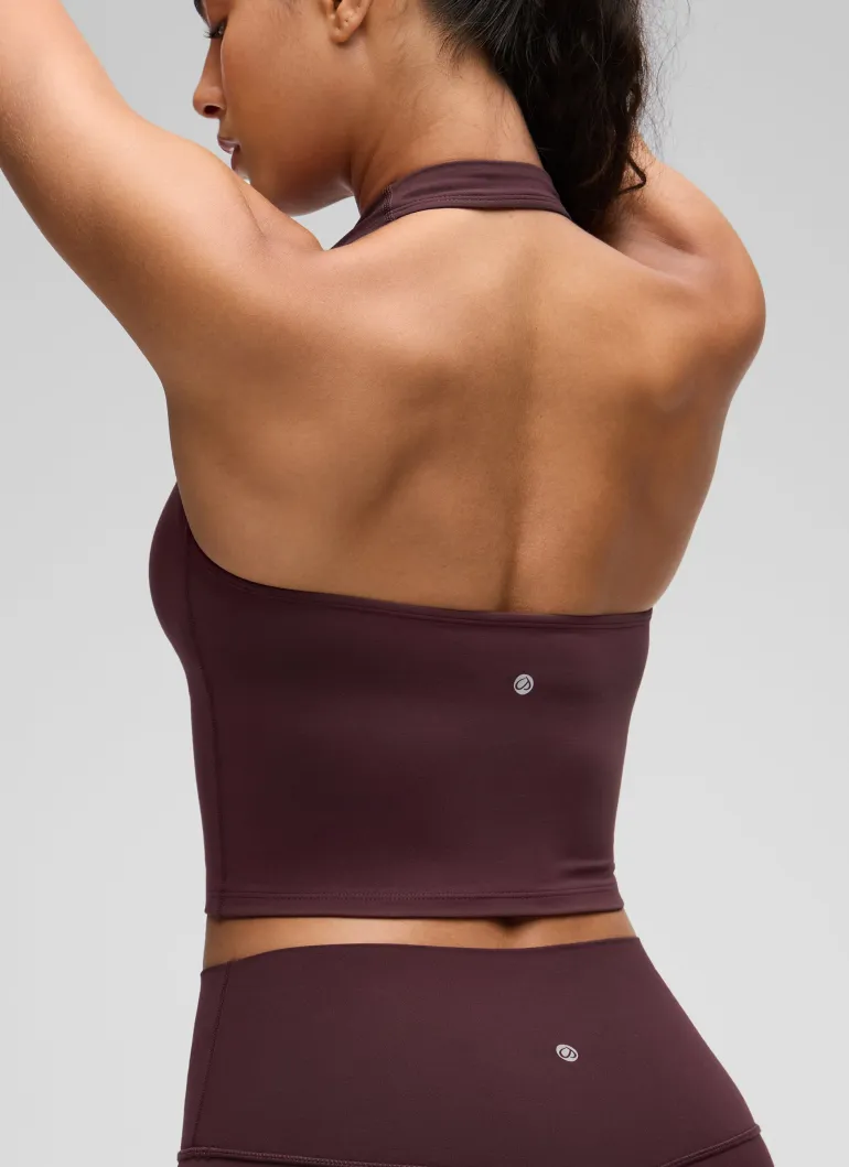 Butterluxe Built in Bra Halter Tank