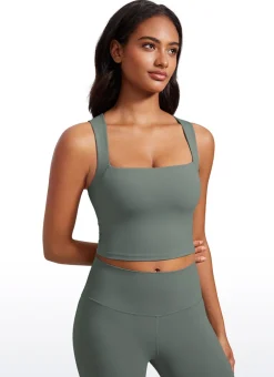 Butterluxe Built in Bra Longline Tank