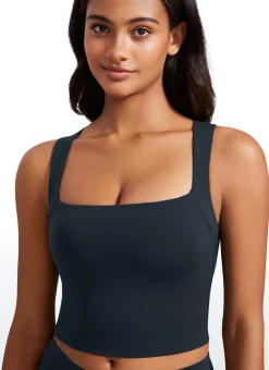 Butterluxe Built in Bra Longline Tank
