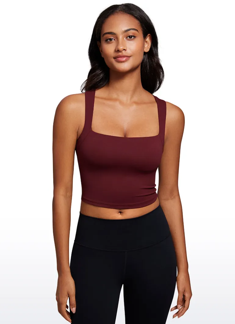 Butterluxe Built in Bra Longline Tank