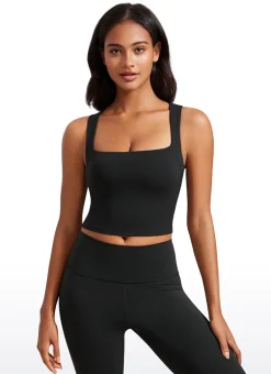 Butterluxe Built in Bra Longline Tank