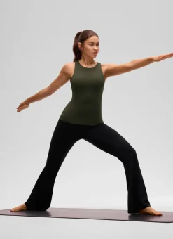 Butterluxe Built in Bra Scoop Neck Tank