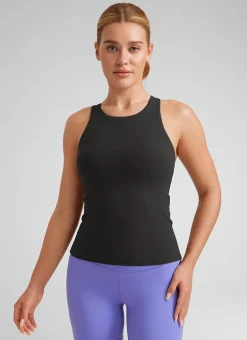 Butterluxe Built in Bra Scoop Neck Tank