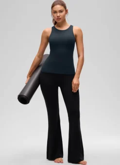 Butterluxe Built in Bra Scoop Neck Tank