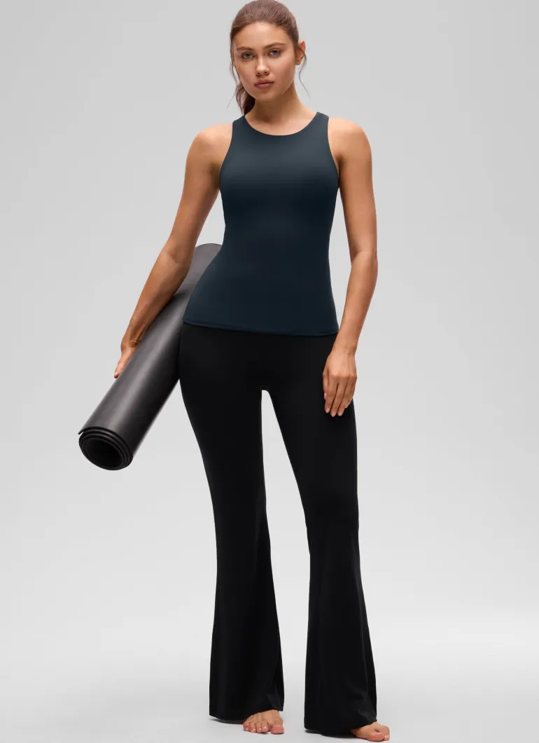 Butterluxe Built in Bra Scoop Neck Tank
