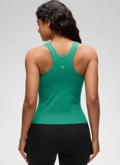 Butterluxe Built in Bra Scoop Neck Tank