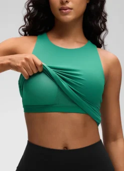 Butterluxe Built in Bra Scoop Neck Tank