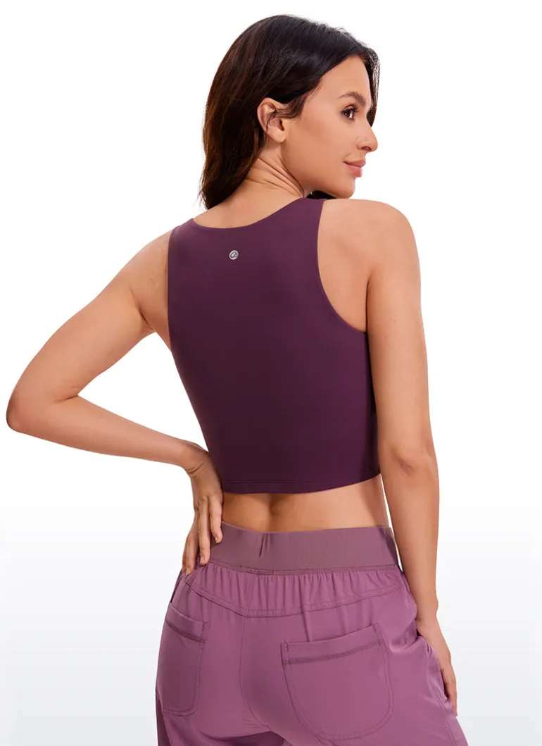 Butterluxe Cropped Wide Back Tank