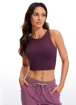 Butterluxe Cropped Wide Back Tank