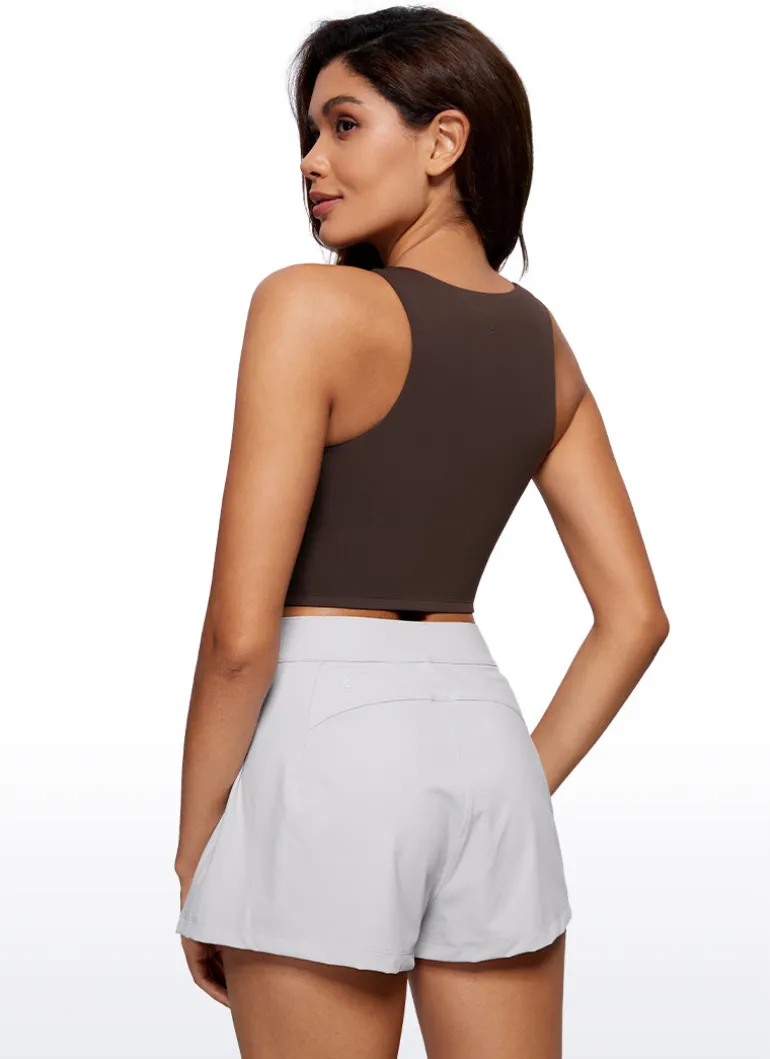 Butterluxe Cropped Wide Back Tank