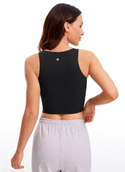 Butterluxe Cropped Wide Back Tank