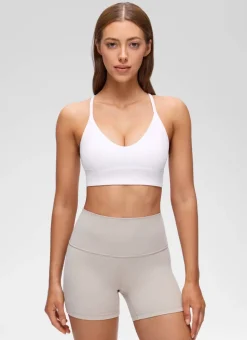 Butterluxe Cross Back Longline Sports Bra