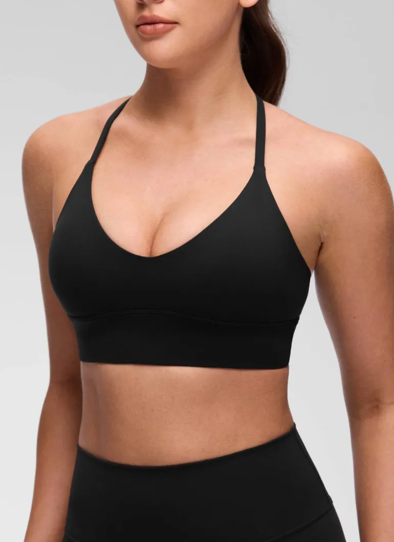 Butterluxe Cross Back Longline Sports Bra