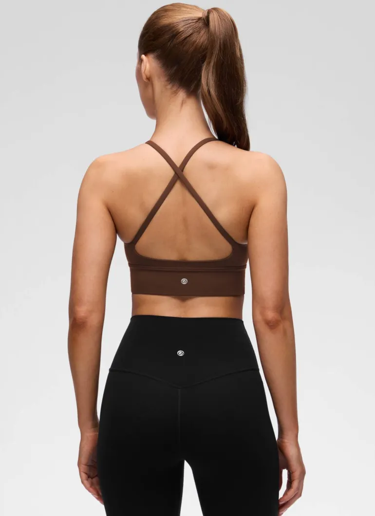 Butterluxe Cross Back Longline Sports Bra