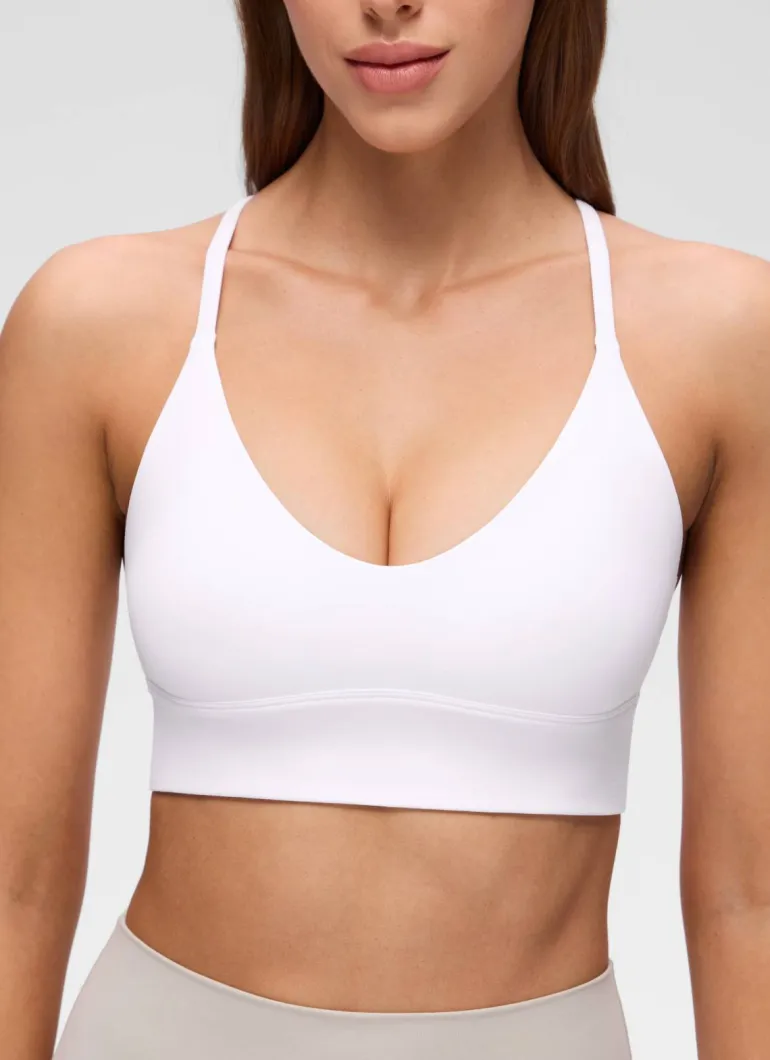 Butterluxe Cross Back Longline Sports Bra