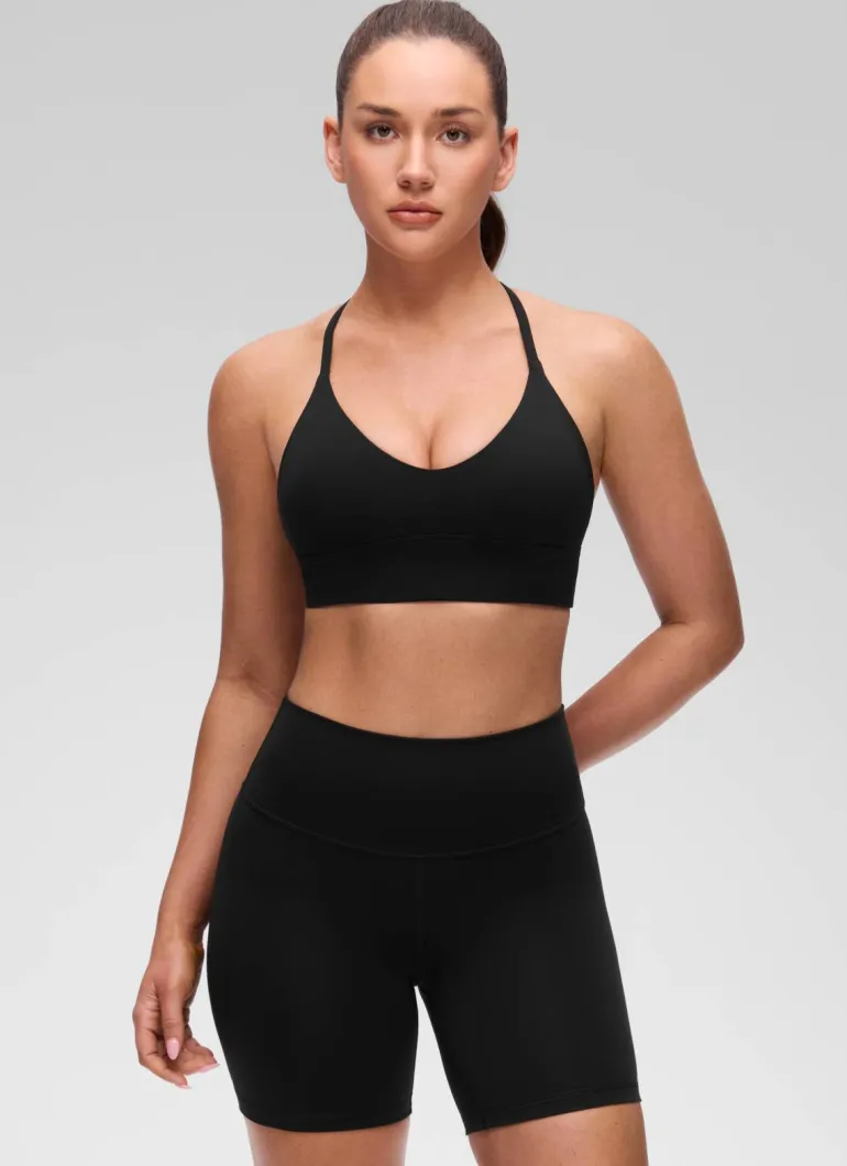 Butterluxe Cross Back Longline Sports Bra