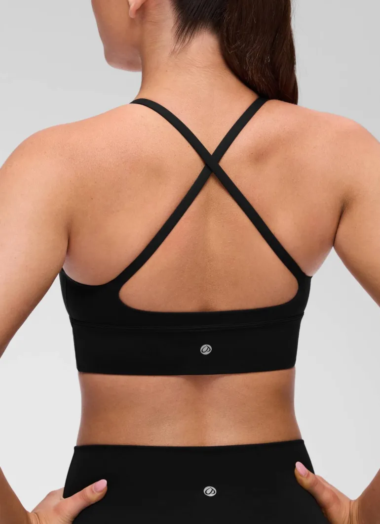 Butterluxe Cross Back Longline Sports Bra