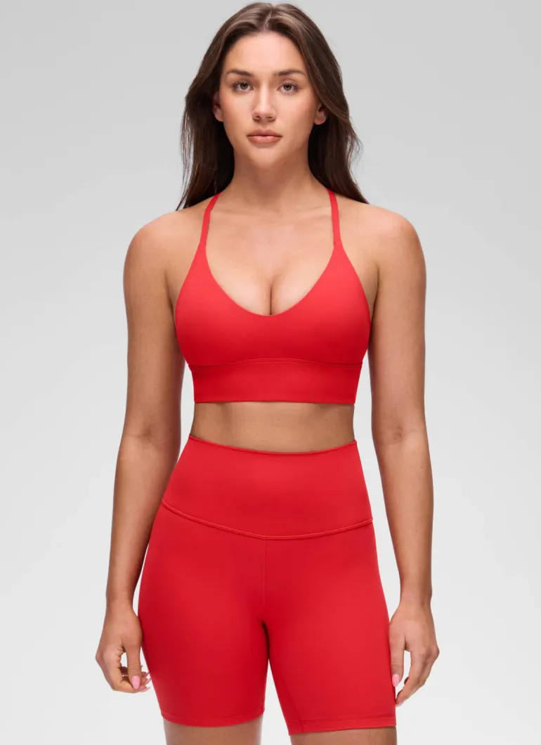 Butterluxe Cross Back Longline Sports Bra