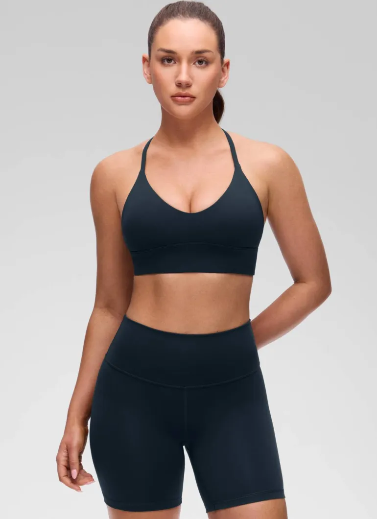 Butterluxe Cross Back Longline Sports Bra