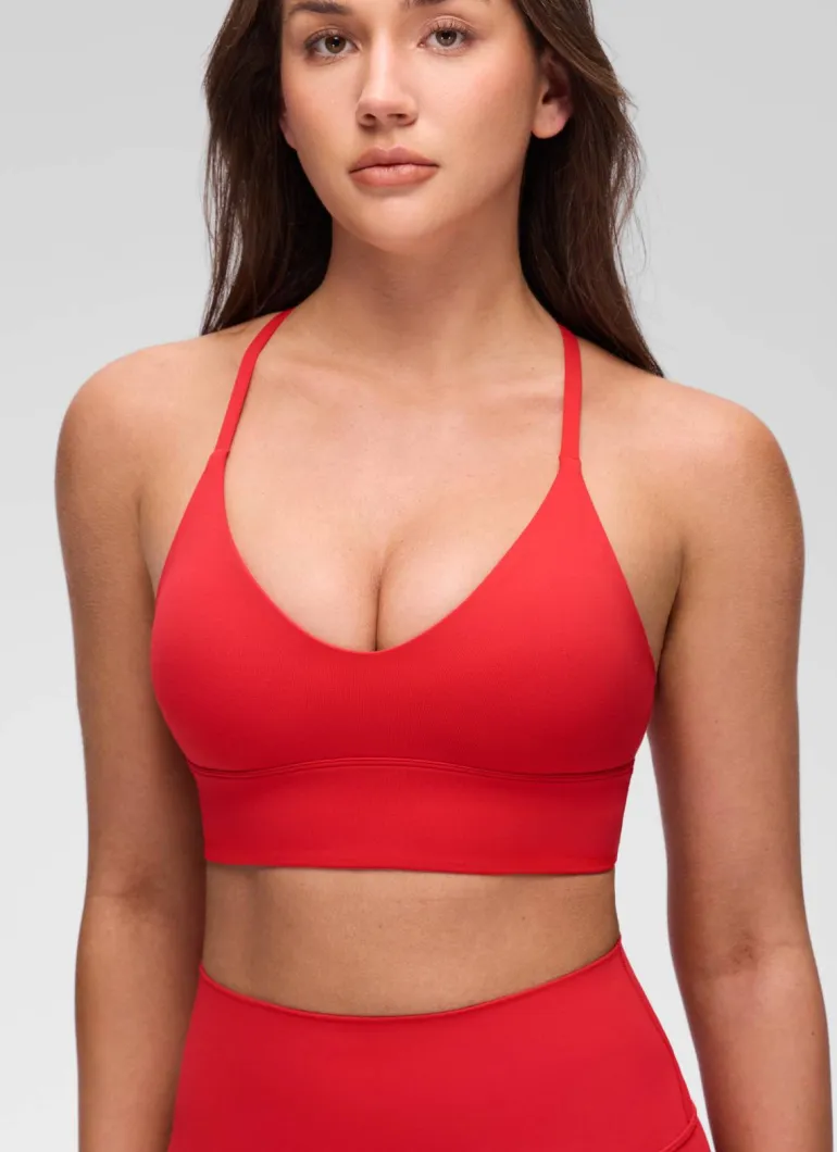 Butterluxe Cross Back Longline Sports Bra