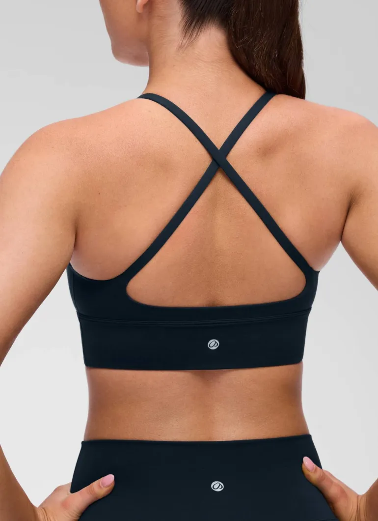 Butterluxe Cross Back Longline Sports Bra