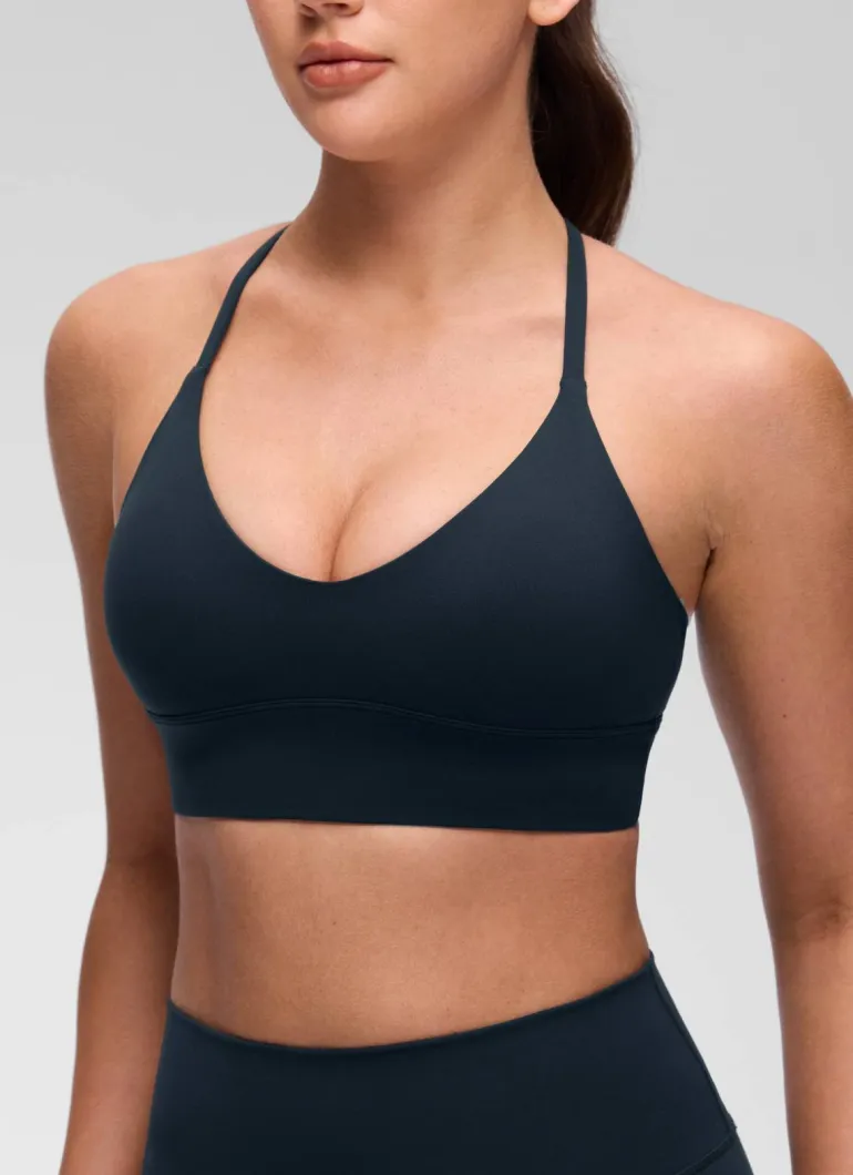 Butterluxe Cross Back Longline Sports Bra