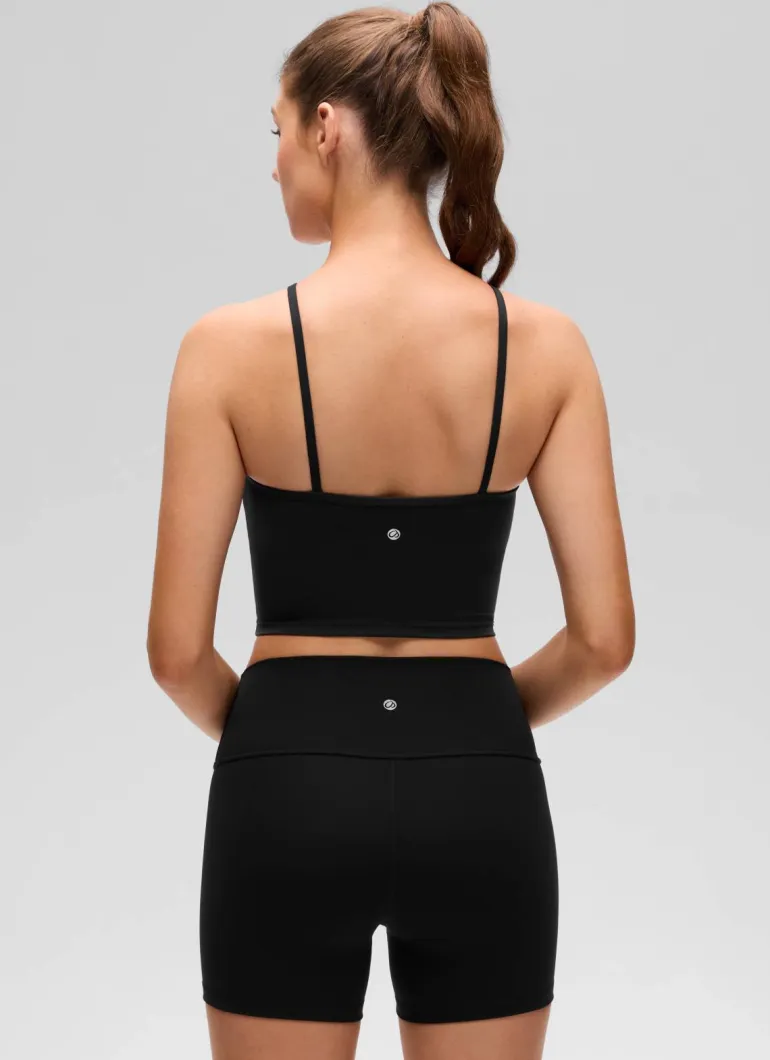 Butterluxe Cross Halter Built in Bra Tank