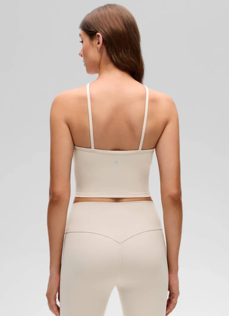 Butterluxe Cross Halter Built in Bra Tank