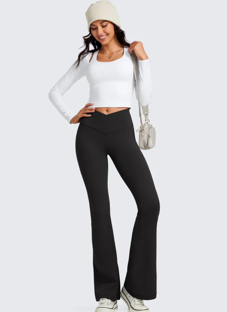 Butterluxe Crossover Flare Legging 33''