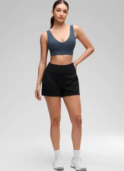 Butterluxe Deep V Neck Longline Sports Bra
