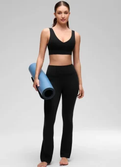 Butterluxe Deep V Neck Longline Sports Bra