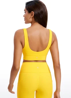 Butterluxe Deep V Neck Longline Sports Bra