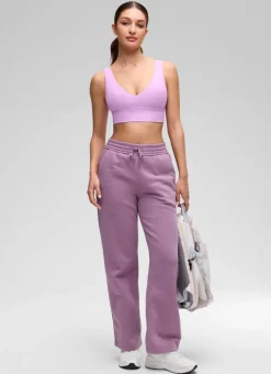 Butterluxe Deep V Neck Longline Sports Bra