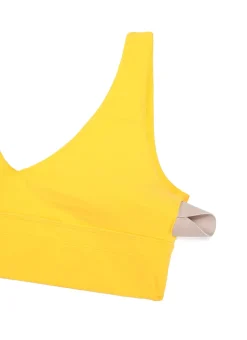 Butterluxe Deep V Neck Longline Sports Bra