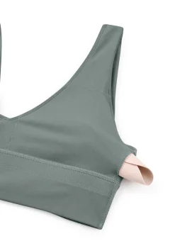 Butterluxe Deep V Neck Longline Sports Bra