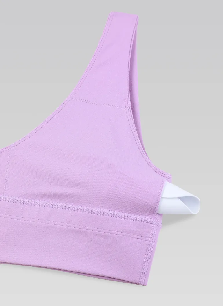 Butterluxe Deep V Neck Longline Sports Bra