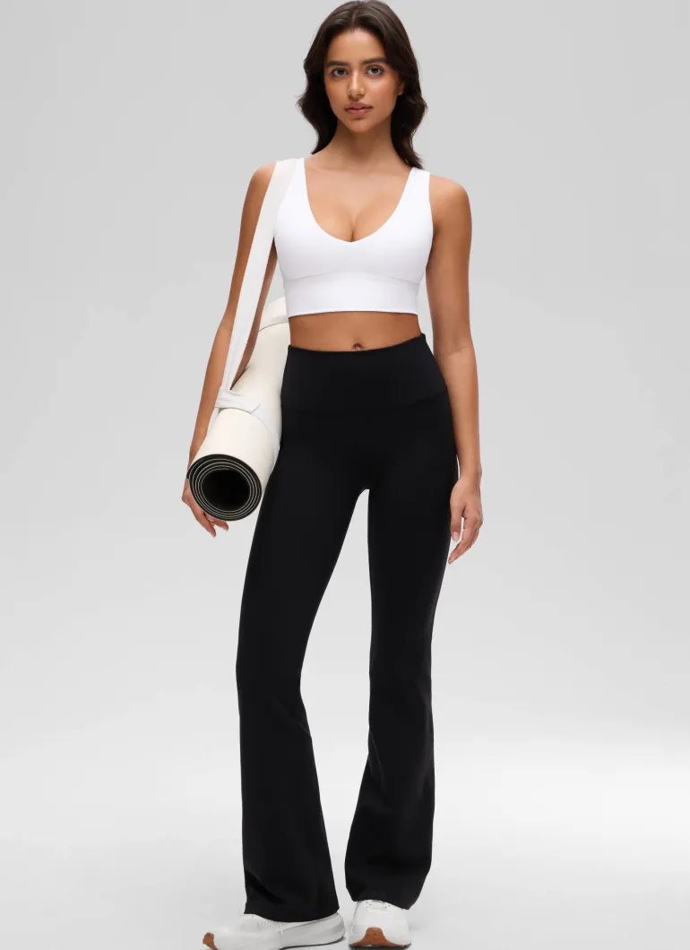 Butterluxe Deep V Neck Longline Sports Bra